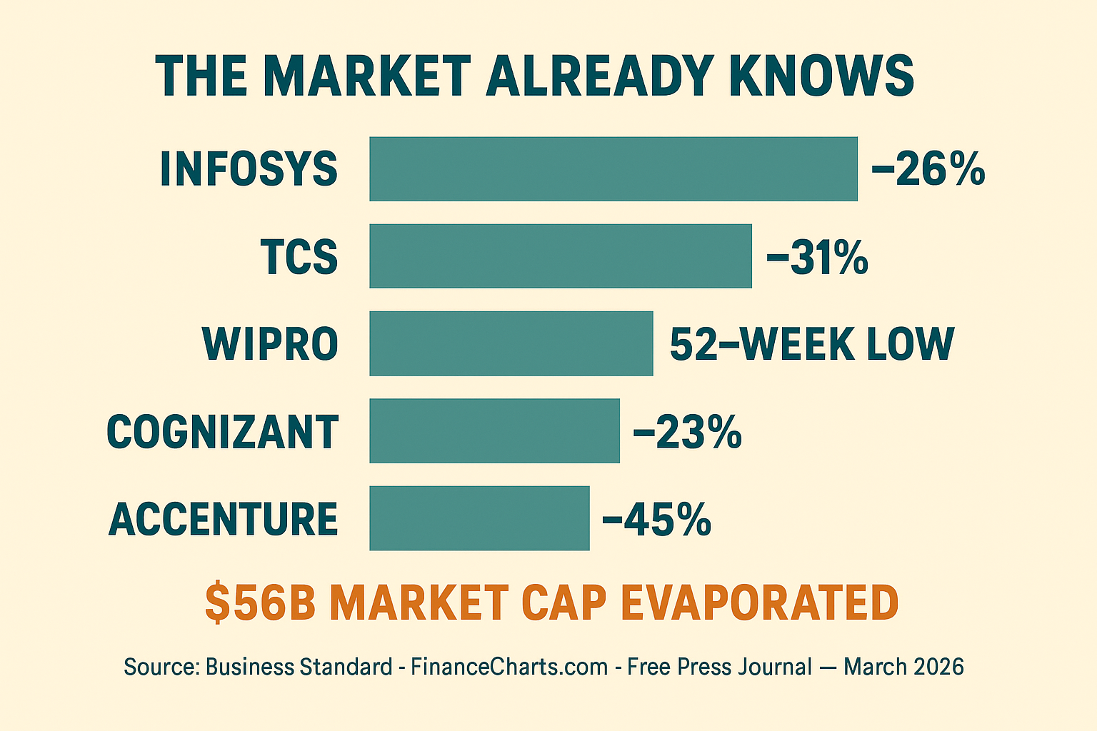 Indian IT Stock Decline — The Market Already Knows