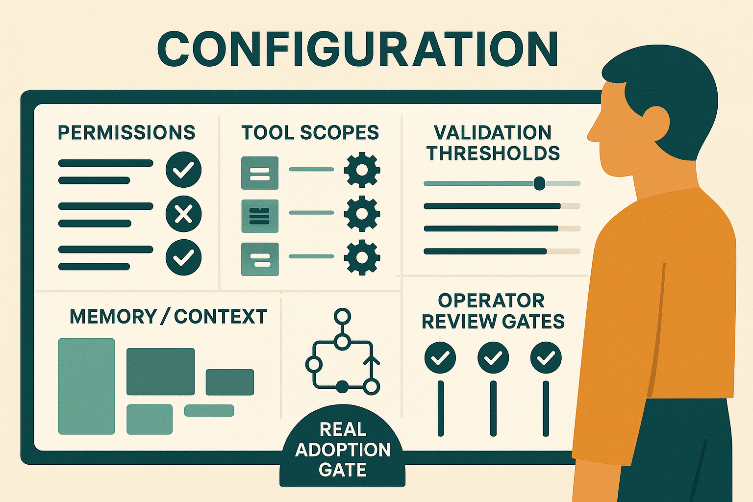 Configuration control for agentic systems